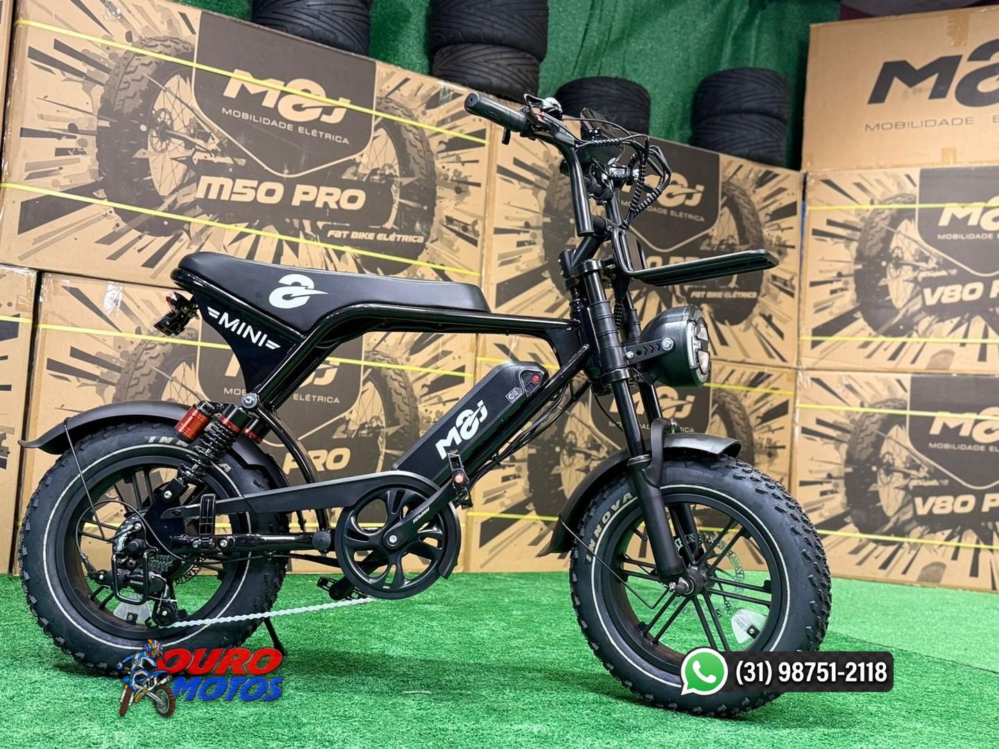 MAJ MOBILIDADE ELÉTRICA V8 MINI ULTRA BICICLETA ELÉTRICA — foto 4
