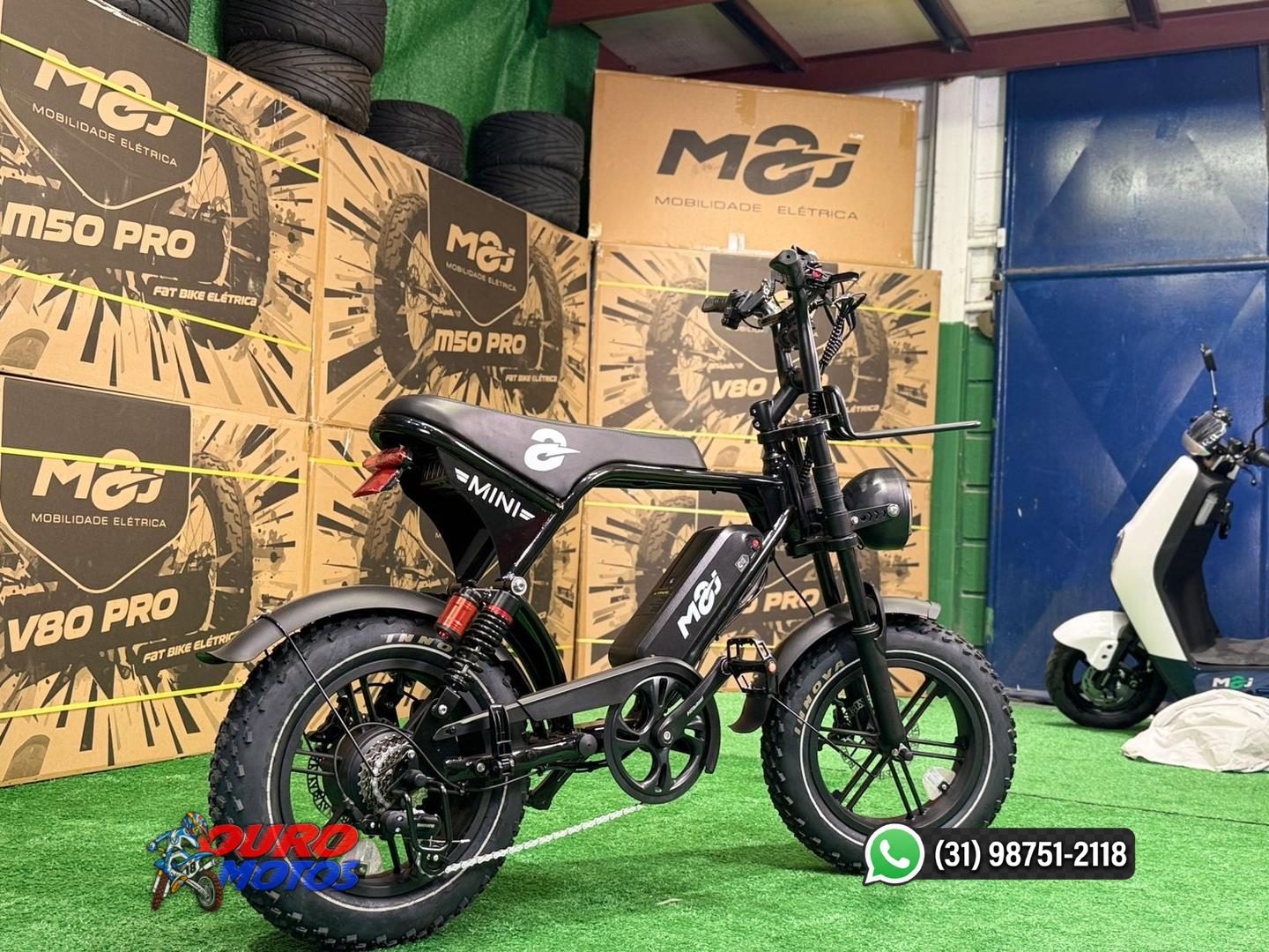 MAJ MOBILIDADE ELÉTRICA V8 MINI ULTRA BICICLETA ELÉTRICA — foto 6
