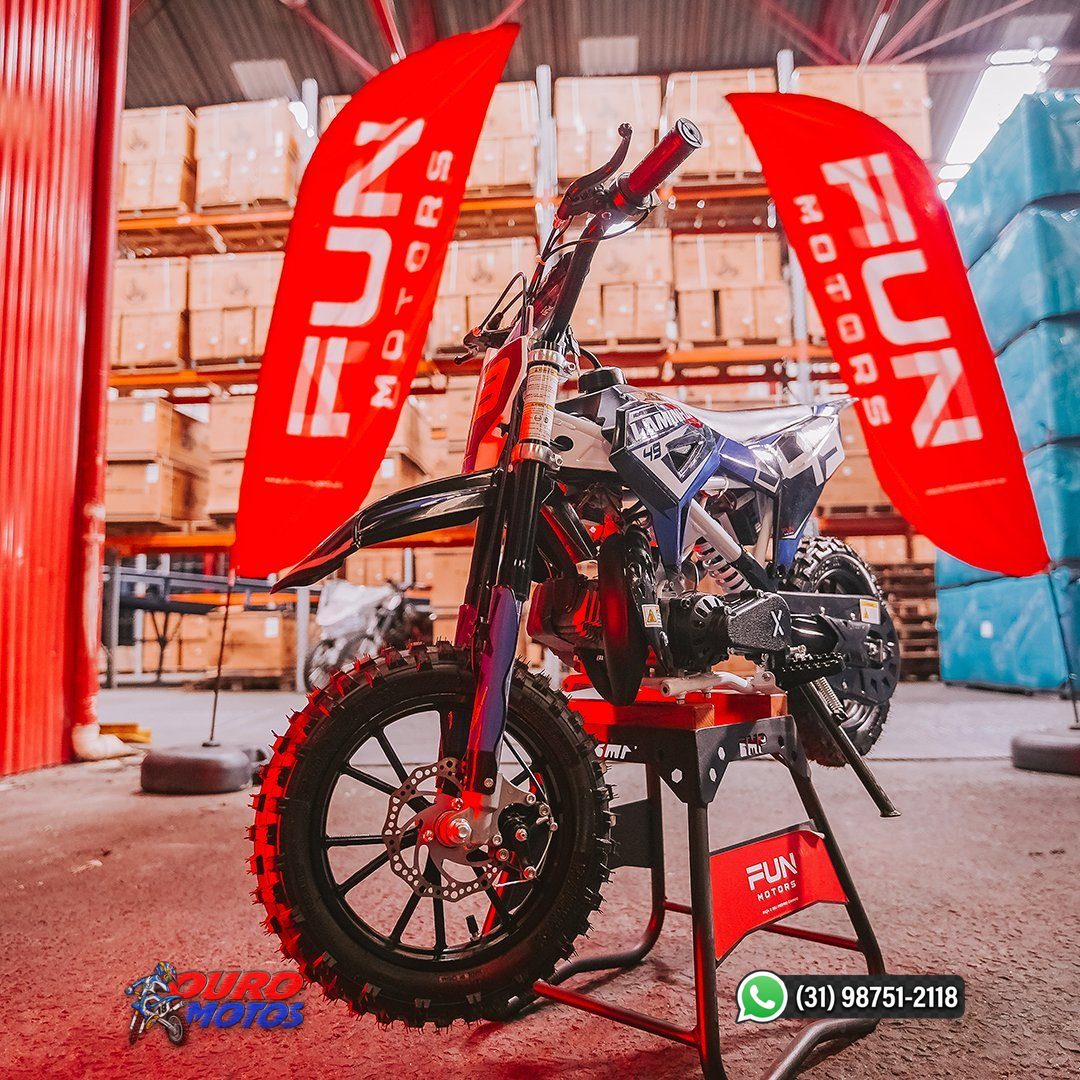 FUN MOTORS LAMINHA 49 MINI MOTO OFF-ROAD 49CC — foto 4