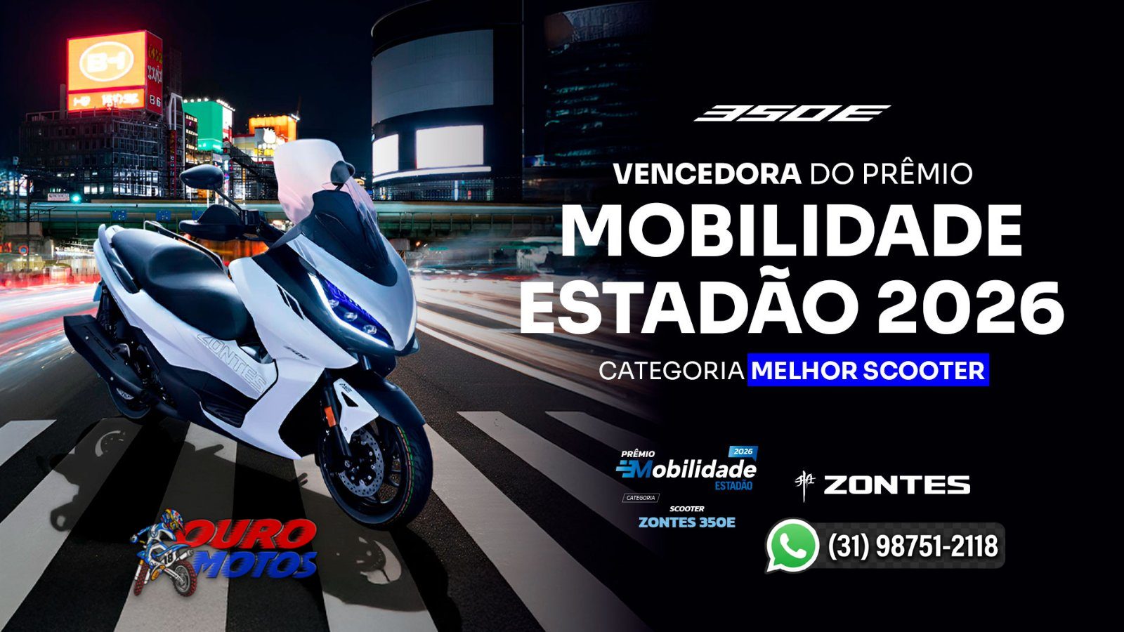 ZONTES 350 E MAXI SCOOTER