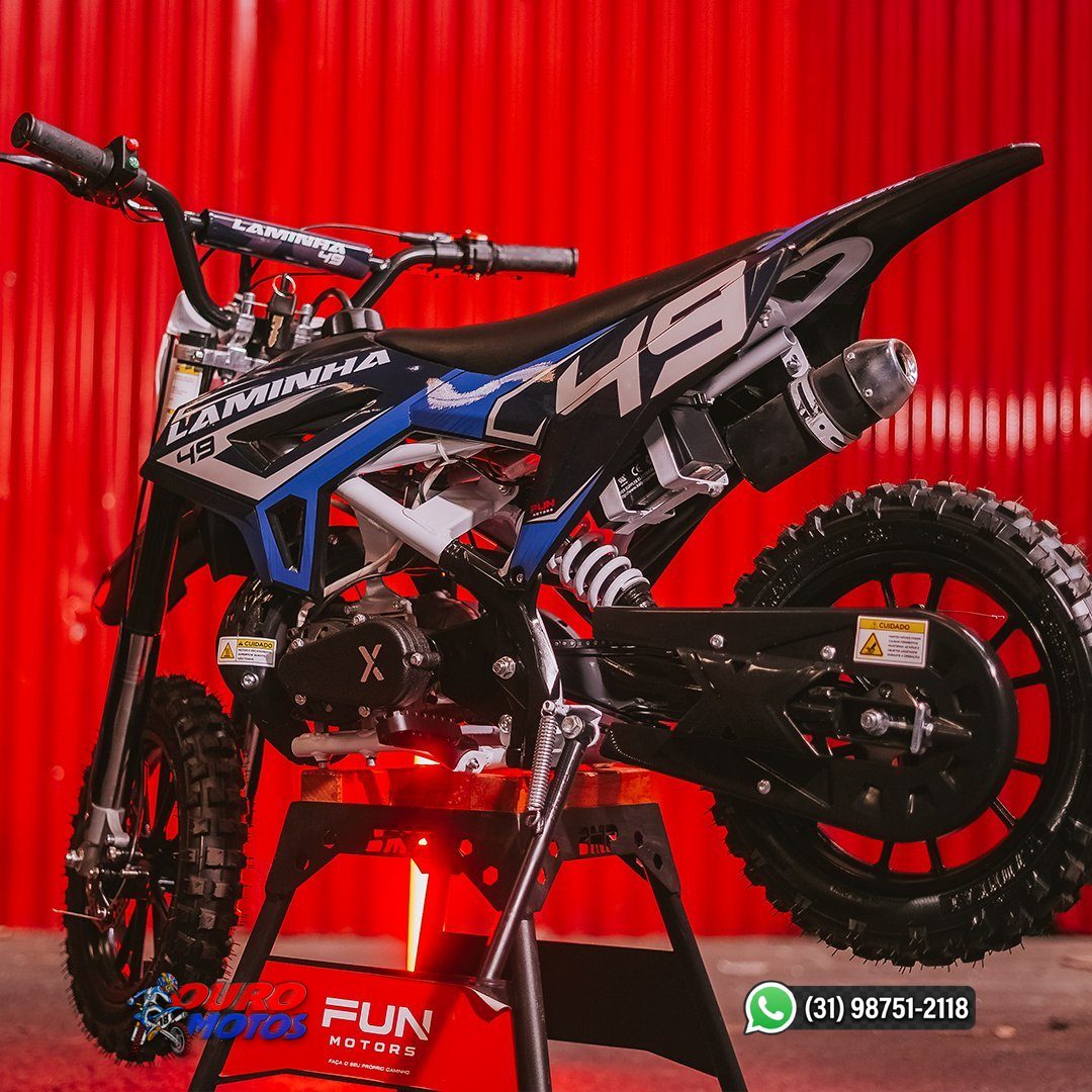 FUN MOTORS LAMINHA 49 MINI MOTO OFF-ROAD 49CC